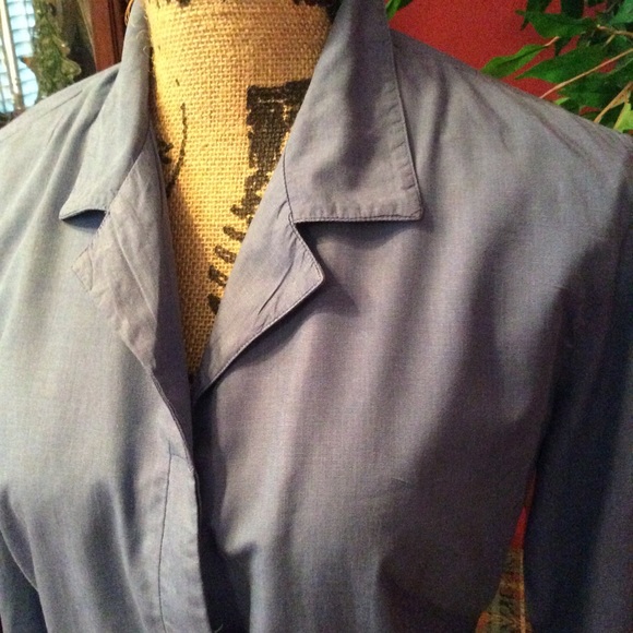 Blue button up blouse by Gap - Picture 2 of 5